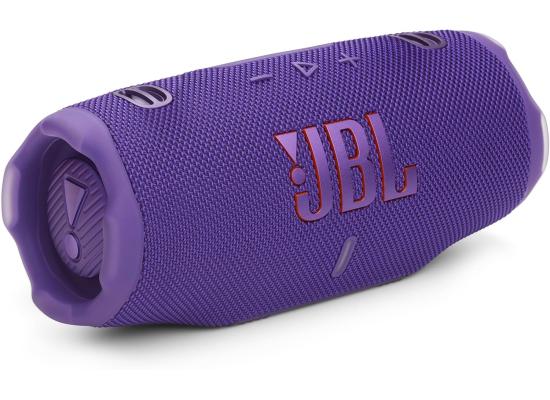 JBL Charge 6 - Portable Waterproof & Drop-Proof Bluetooth Speaker, Bold Pro Sound with AI Sound Boost, 28Hrs of Playtime, Built-in power bank & Comes with a Sturdy/Removable Carrying Strap - Purple